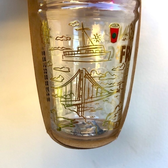 Starbucks San Francisco Ornament glass cup Green Ribbon “Been There Series” - Picture 4 of 9